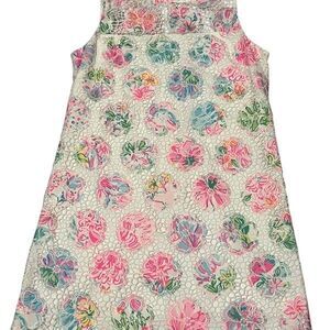 Lilly Pulitzer Womens Vivia Romper Paradise Found Print Flower Lace Size 12 NWT